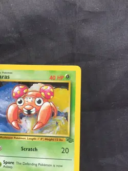 Pokemon Cards: Jungle 1st Edition Common: Paras 59/64 - Image 3