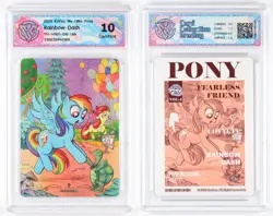 CCG GemMint 10 2025 KAYOU My Little Pony CCG Card YH-HN01-010 Rainbow Dash - Image 1