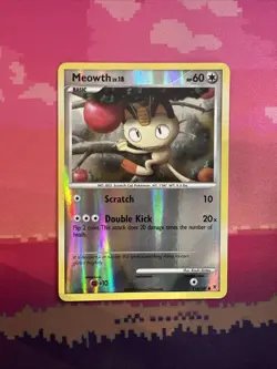 Pokemon Card Meowth Supreme Victors Reverse Holo 114/147 Near Mint - Image 1