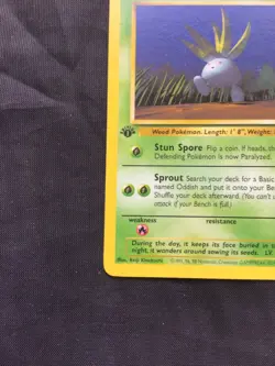 Pokemon Cards: Jungle 1st Edition Common: Oddish 58/64 - Image 5