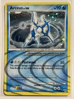 Arceus AR4 - Platinum Arceus Holo Rare Pokemon Card - Image 1