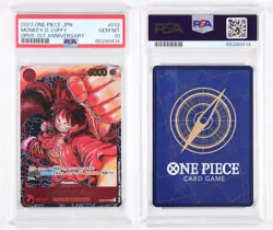 PSA GEM MT 10 2023 ONE PIECE JPN. TCG Card ST01-012 Monkey D. Luffy - Image 3