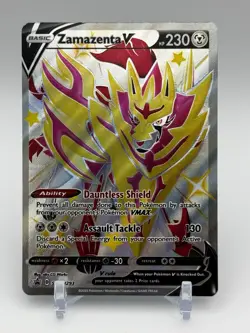 Zamazenta V Shiny SWSH293 Sword & Shield Promo Cards Pokemon TCG - Image 1