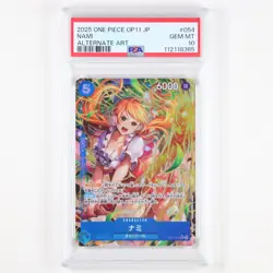 PSA GEM MT 10 2025 ONE PIECE JPN. TCG Card OP11-054 Nami - Image 1