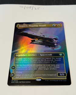 Magic the Gathering MTG Inspirit, Flagship Vessel Mythic B'less FOIL Card NM/M - Image 1