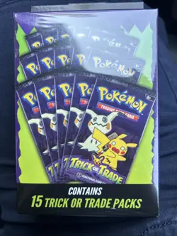 Pokemon Trading Card Game Trick or Trade 15 Pack Set SEALED NEW - Image 1