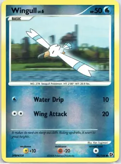 Pokemon Card - Wingull Great Encounters 95/106 Reverse Holo - Image 1