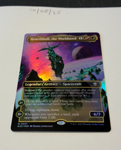 Magic the Gathering MTG Hearthhull, the Worldseed Mythic B'less FOIL Card NM/M - Image 1