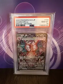 2023 Pokemon SV3 JP Charizard ex #134 Special Art Rare PSA 10 Pokemon Card SAR - Image 3