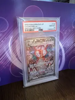 2023 Pokemon SV3 JP Charizard ex #134 Special Art Rare PSA 10 Pokemon Card SAR - Image 5