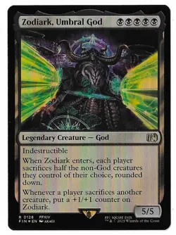 MTG Zodiark, Umbral God FOIL Final Fantasy (FIN) Rare Magic Card #0128 Unplayed - Image 1