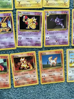WOTC Pokemon TCG Base Set 53 Card Bundle Joblot Partial Incomplete Set no dupes - Image 2