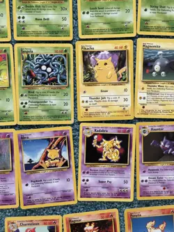 WOTC Pokemon TCG Base Set 53 Card Bundle Joblot Partial Incomplete Set no dupes - Image 4