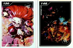 Neon City Riders & Chasm #120 #146 Limited Run Trading Card Silver New Mint - Image 1