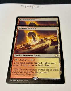 Magic the Gathering MTG Radiant Summit x2 Rare Cards NM/M Comm - Image 1