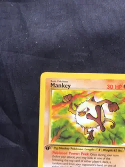 Pokemon Cards: Jungle 1st Edition Common: Mankey 55/64 - Image 2