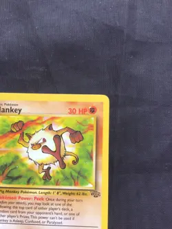 Pokemon Cards: Jungle 1st Edition Common: Mankey 55/64 - Image 3