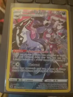 Galarian Obstagoon, Ultra Rare, SWSH10: Astral Radiance, Pokemon Card - Image 1