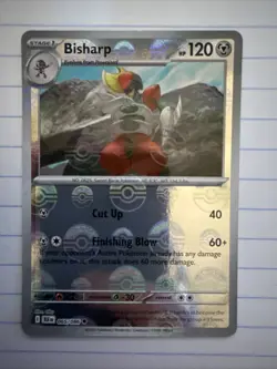 Bisharp 065/086 Black Bolt White Flare Pokeball Reverse Holo Pokemon Card - Image 1