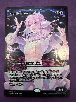 Magic The Gathering Edge of Eternities Starfield Vocalist Showcase Foil - Image 1