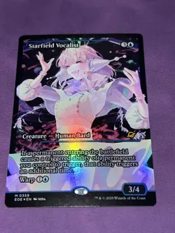 Magic The Gathering Edge of Eternities Starfield Vocalist Showcase Foil - Image 2