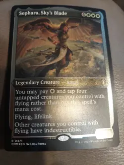 Sephara, Sky's Blade (Foil Etched) Commander Masters Foil - Image 1