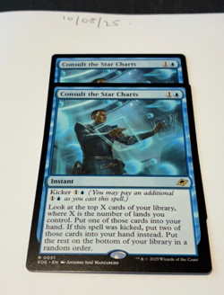 Magic the Gathering MTG Consult the Star Charts x2 Rare Cards NM/M Eternities - Image 1