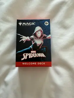 Magic The Gathering Marvel Spiderman Welcome Deck Red SDCC 2025 Hasbro MTG - Image 1