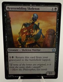 MTG Reassembling Skeleton - Foundations #182 - Near Mint - Image 1