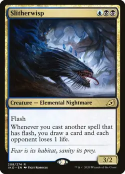 IKO SLITHERWISP 1x Rare Magic Ikoria Lair of Behemoths MTG NM - Image 1