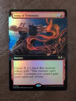 Song of Totentanz (Extended Art) Wilds of Eldraine MTG Foil - Image 1