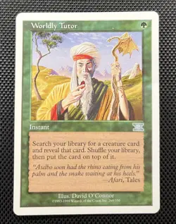 Worldly Tutor MTG - Magic The Gathering Core 6th Edition Regular (LP) 1999 #269 - Image 1