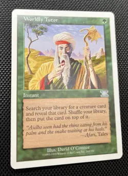 Worldly Tutor MTG - Magic The Gathering Core 6th Edition Regular (LP) 1999 #269 - Image 2
