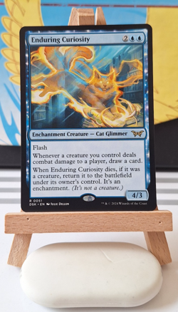 MTG - ENDURING CURIOSITY - (DSK 0051) Duskmourn Set - Image 1