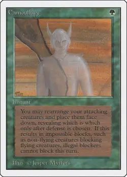 Magic The Gathering MTG CAMOUFLAGE Unlimited Edition NM Near Mint - Image 1