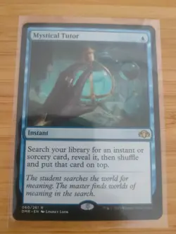 MTG Mystical Tutor 060 Dominaria Remastered M/NM Free UK P&P - Image 1