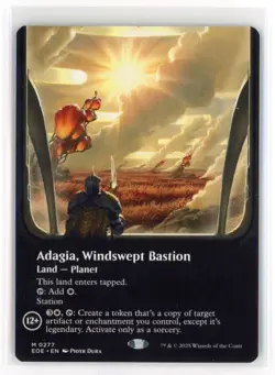 MtG EoE Adagia, Windswept Bastion #277 Borderless Non-Foil - Image 1
