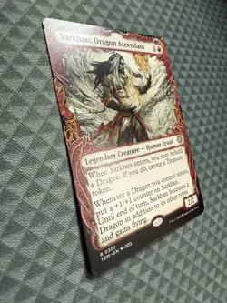 MTG Sarkhan, Dragon Ascendant #0302 Showcase Rare Tarkir: Dragonstorm (TDM) - Image 2