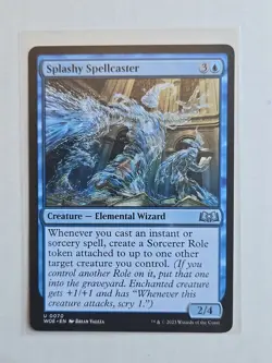 Splashy Spellcaster - Wilds Of Eldraine - MTG Magic - Uncommon - Creature - Image 1