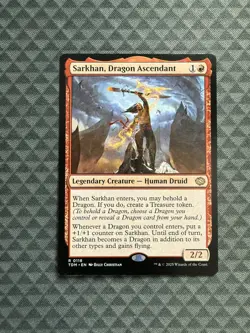 MTG Sarkhan, Dragon Ascendant #0118 Rare Tarkir: Dragonstorm (TDM) - Image 1