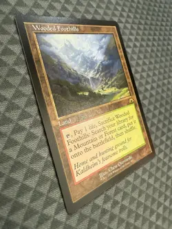 MTG Wooded Foothill #441 Retro Frame Rare Ravnica Remastered (RVR) - Image 2
