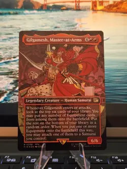 MTG Final Fantasy | Borderless | Gilgamesh Master-at-Arms - Image 1