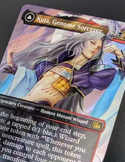 MTG Kuja, Genome Sorcerer 0544 - Surge Foil Borderless - Final Fantasy - Mint - Image 2