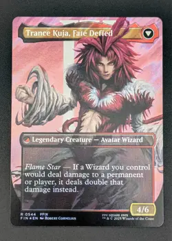 MTG Kuja, Genome Sorcerer 0544 - Surge Foil Borderless - Final Fantasy - Mint - Image 3