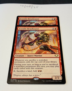 Magic the Gathering MTG Evendo Brushrazer x2 Rare Cards NM/M Comm - Image 1