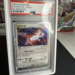 PSA 9 - Latias ex # 93/97 Pokemon ex Dragon Holo - VERY RARE! - Image 4