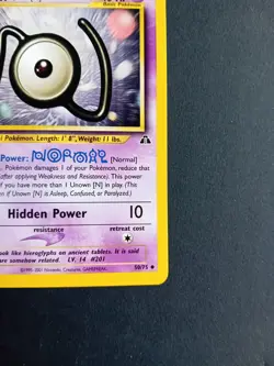 Pokemon Cards: 1st Edition Neo Discovery Uncommon: Unown N 50/75 - Image 5