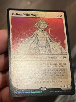 MTG Magic: Adventures in the Forgotten Realms: Delina, Wild Mage Foil Rare - NM - Image 4