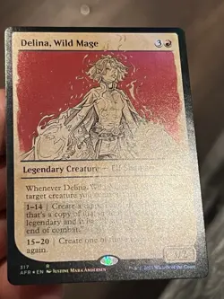 MTG Magic: Adventures in the Forgotten Realms: Delina, Wild Mage Foil Rare - NM - Image 5