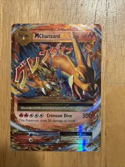 Pokemon TCG Evolutions Mega M Charizard EX 13/108 DMG XY - Image 1